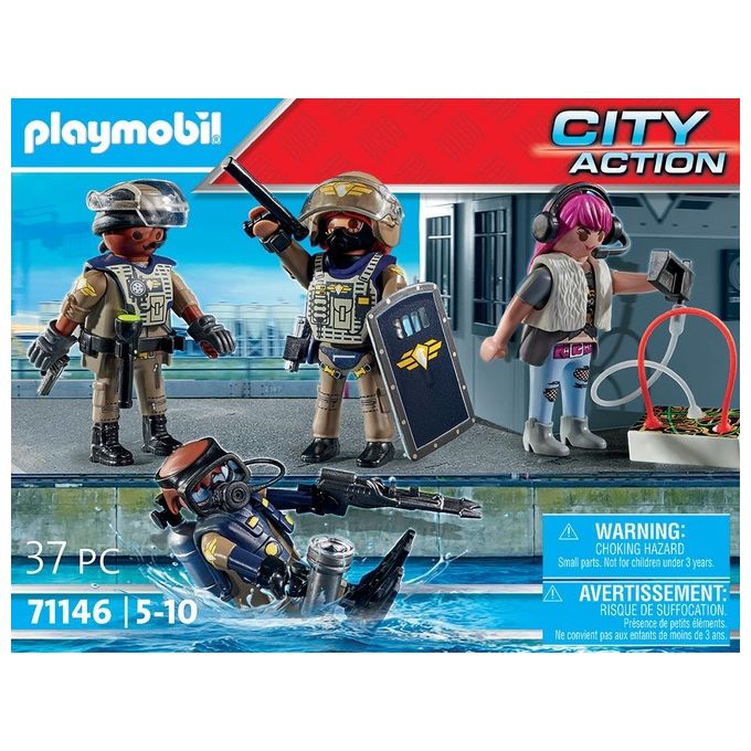 Playmobil City Action Unita' Speciale 4 Personaggi