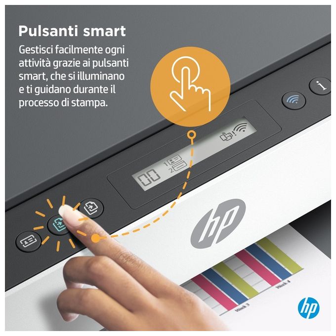 HP Smart Tank Plus 7005 AiO (28B54A) Stampante Multifunzione A4 con serbatoio di inchiostro ad alto volume di stampa stampa fronte-retro automatica scansione copia Wi-Fi HP Smart Bianco