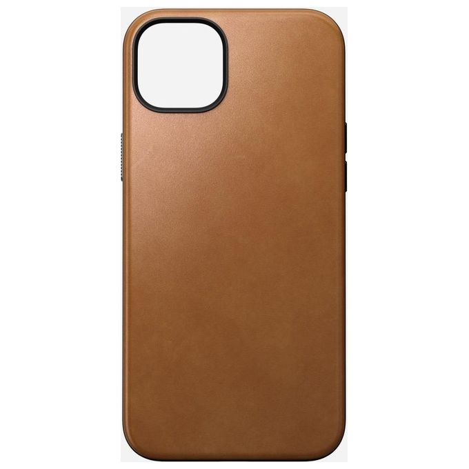 Nomad Modern Custodia in Pelle per iPhone 15 Plus English Tan