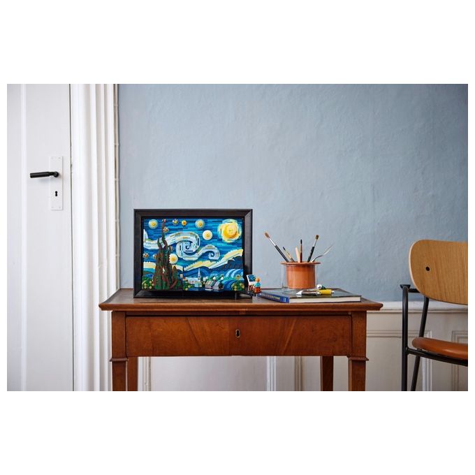 LEGO Ideas set costruzione 3D notte stellata di Van Gogh 2316 pezzi per adulti 21333