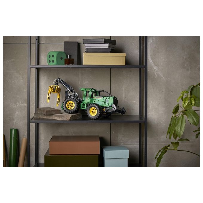 LEGO Technic 42157 Trattore John Deere 948L-II, Modellino da Costruire di Veicolo Giocattolo con Funzioni Pneumatiche e 4WD