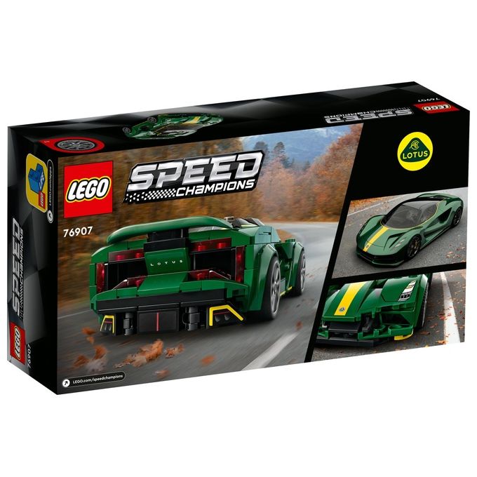 LEGO Speed Champions 76907 Lotus Evija, Macchina Giocattolo Da Corsa, Modello Replica Auto Sportiva, Set da Collezione