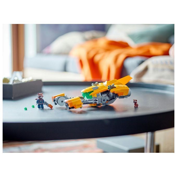 LEGO Marvel 76254 – L’Astronave di Baby Rocket, Set da Costruzione 330 Pezzi con Minifigure di Rocket e Baby Rocket, Eta' 8+