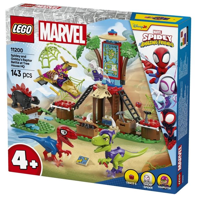 LEGO Set Battaglia con il Raptor al Quartier Generale Sull'albero di Spider-Man