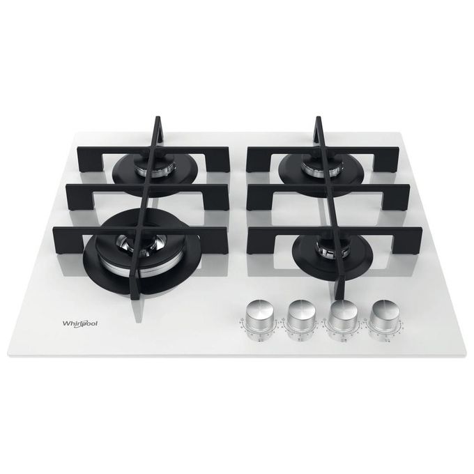 Whirlpool GOWL 628-WH Piano Cottura a Gas 4 Zone 60 cm Bianco