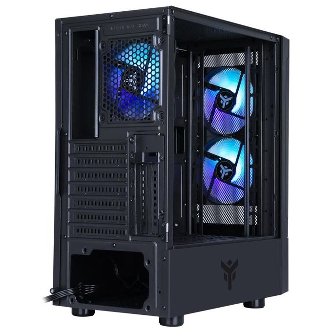 Itek SIISBE 3.0 Gaming Midi Tower Nero 3x12cm ARGB fan USB3