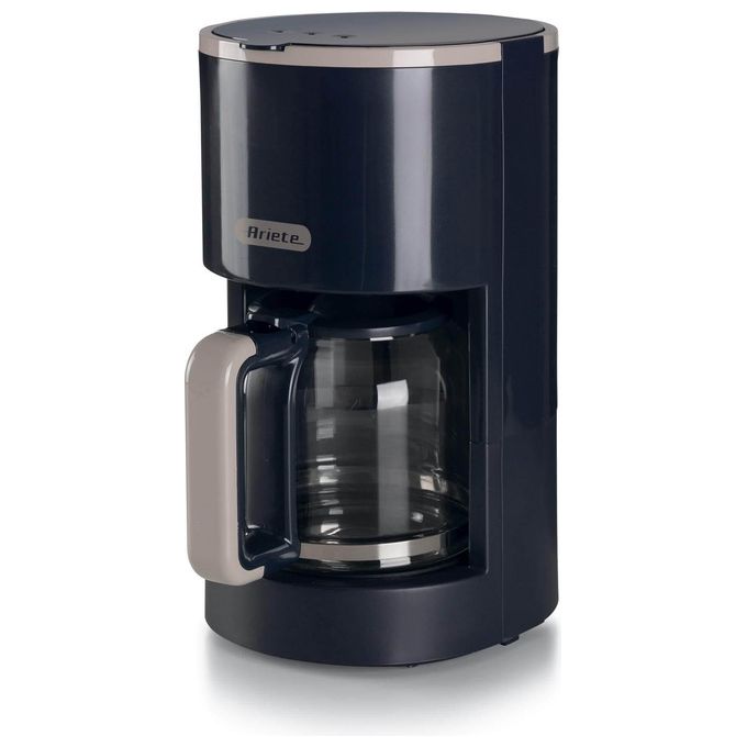Ariete 1394-00 Drip Coffee Machine Macchina per Caffe' Americano Capacita' 12 Tazze Dark Grey