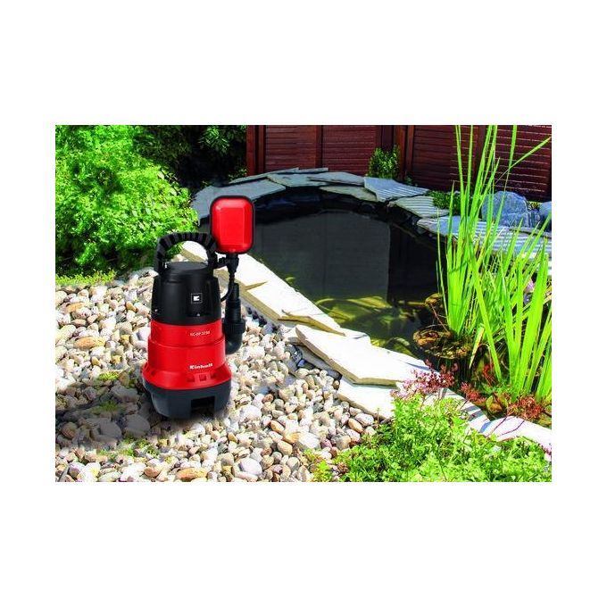 Einhell Elettropompa Acque Scure 370W Gh-Dp3730 Potente Pompa Sommergibile con Portata Massima 9000 L-h e Prevalenza di 5 Metri