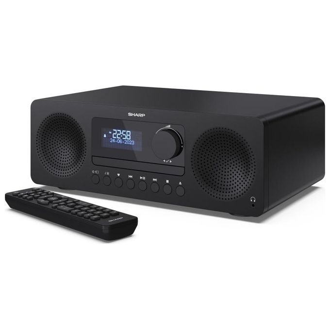 Sharp ALL-IN-ONE HI-FI Sound System Microsistema Audio per la Casa 100W Marrone