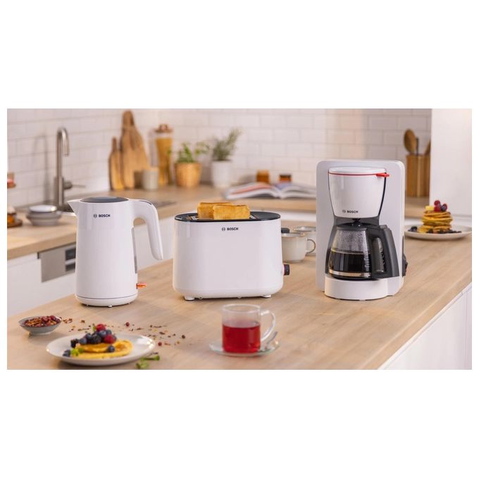 Bosch TWK2M161 Bollitore Elettrico 1.7 Litri 2400W Bianco