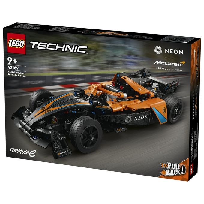 LEGO Technic 42169 NEOM McLaren Formula E Race Car, Macchina Giocattolo per Bambini 9+, Modellino di Auto F1 da Costruire