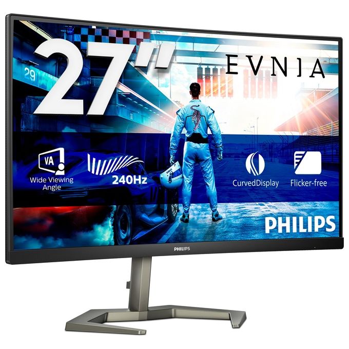 Philips 27M1C5200W-00 Monitor Pc 27'' 1920x1080 Pixel Nero