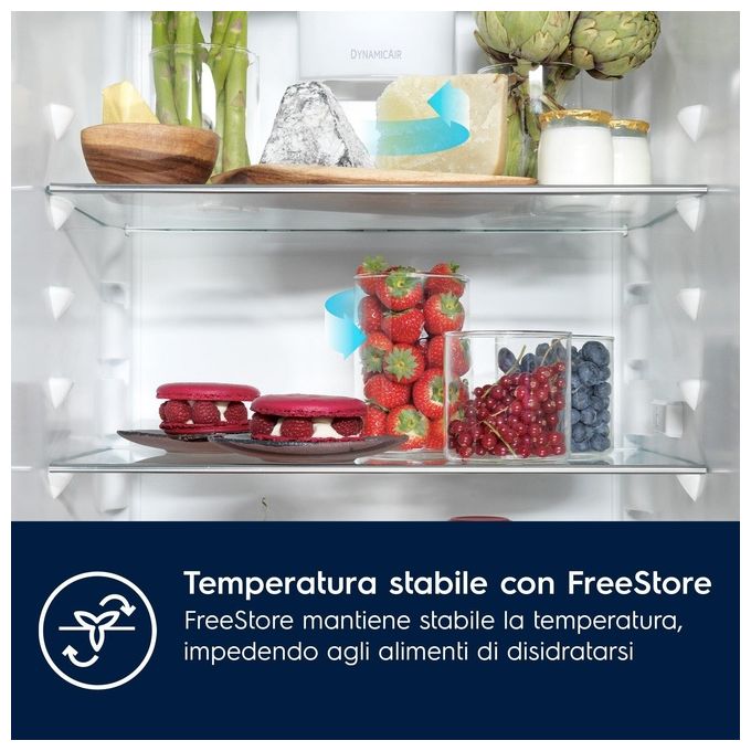Electrolux ENG7TE18S Serie 700 GreenZone Frigorifero Combinato da Incasso 256 L 177 cm Classe E 36 dB Total No Frost colore Bianco