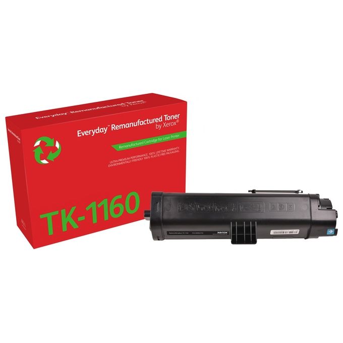 Everyday di Xerox Toner Rigenerato Nero Compatibile con Kyocera Tk-1160