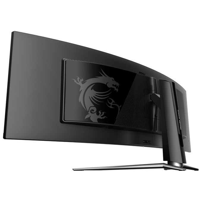 MSI MPG 491CQP QD-OLED Monitor Gaming Curvo 49'' OLED Quantum Dot DQHD (5120x1440) 144Hz - 003ms 99% DCI-P3 ΔE≤2 DisplayHDR True Black 400 KVM RGB DP 1.4a HDMI 2.1 USB Type-C
