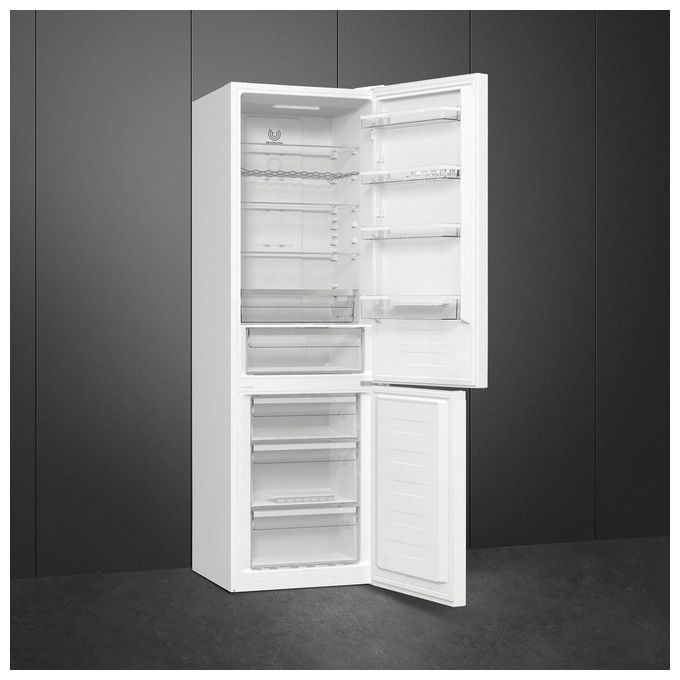 Smeg RC20WDNE Frigorifero Combinato 331 Litri Total NoFrost Multiflow Kitchen Fit Display