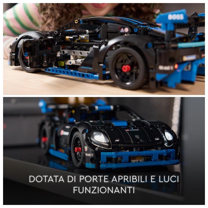 Lego Technic Auto da Corsa Porsche GT4 e-Performance, Macchina Telecomandata, Modellino di Auto da Costruire Interattivo