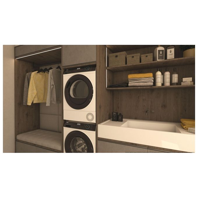 Haier I-Pro Series 3 HD100-A2939 Asciugatrice 10 kg Classe A con Pompa di Calore Profondita' 665 cm colore Bianco