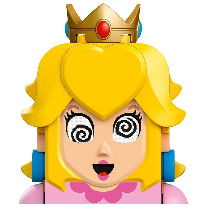 Lego Super Mario Avventure di Peach Interattiva Giocattolo con 4 Personaggi Nintendo tra cui la Principessa e un Toad Giallo