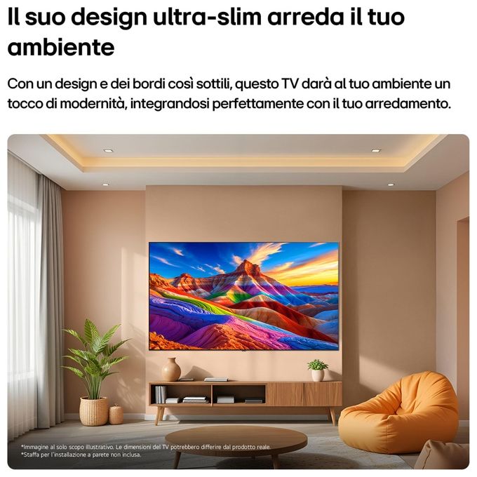 LG OLED55B6ELC.API Serie B6E TV 55 Pollici Smart TV 4K OLED Processore α8 Gen3 con AI Wi-Fi DVB-T2 Classe Energetica F colore Marrone