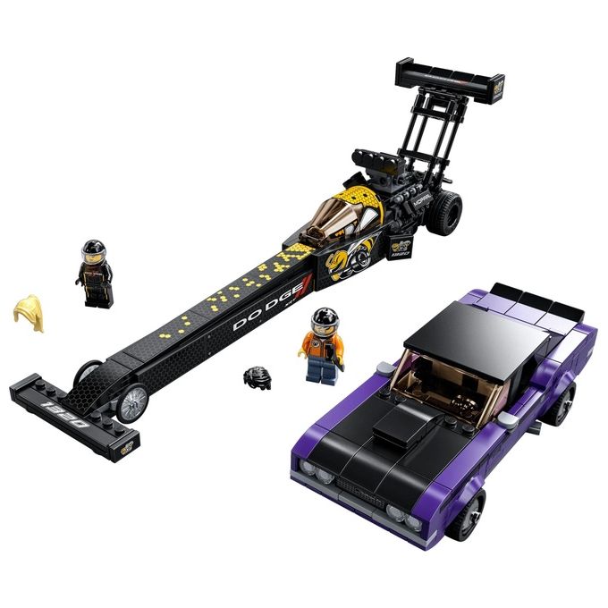 LEGO Speed Champions Mopar Dodge--Srt Top Fuel Dragster E 1970 Dodge Challenger T-A