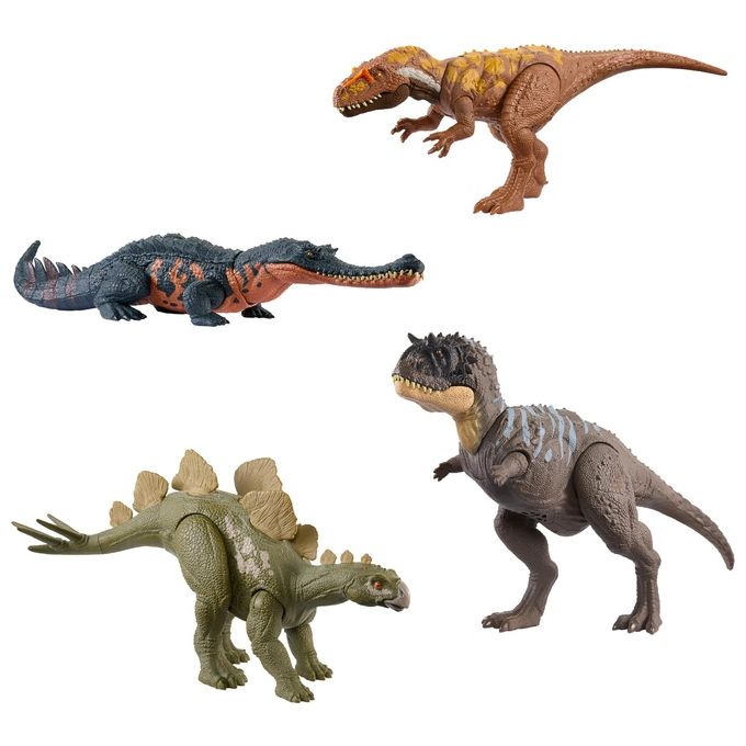Mattel Jurassic World Ruggito Selvaggio Dinosauro Assortito 1 Pezzo