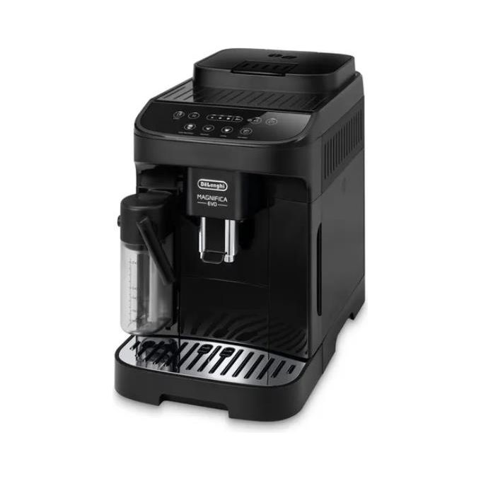 De’Longhi Magnifica Evo ECAM 290.51.B – Macchina da caffe' superautomatica, 1,8 L, 15 bar, 1450 W, macinacaffe' integrato e sistema LatteCrema Hot, Nero