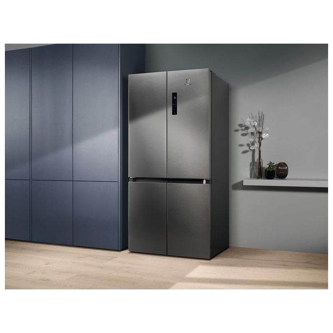 ELECTROLUX ELT9VE52U0 Frigorifero 4 porte Side by Side 522 Litri Classe E Total No Frost colore Inox