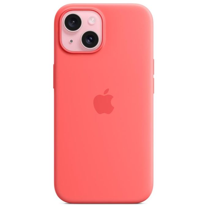 Apple Custodia MagSafe in Silicone per iPhone 15 Guava ​​​​​​​