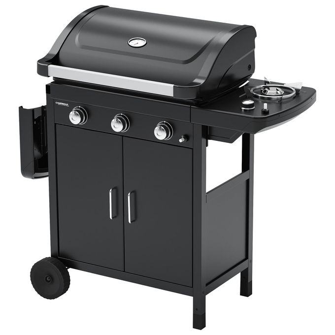 Campingaz Compact 3 LS Barbecue a Gas 3 Bruciatori Acciaio Smaltato Accensione Piezo