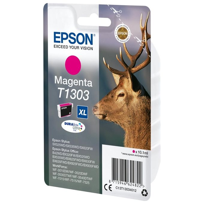 Epson C13T13034022 Cartuccia Inchiostro Magenta Cervo XL