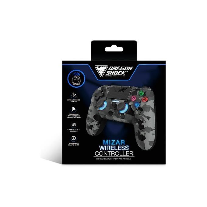 Dragon Mizar Wireless Grey Camo per PlayStation 4