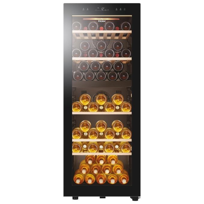 Haier HWS79GDG Cantinetta vino Wine Bank 50 Series 5Libera installazione 2 zone 79 bottiglie Luce LED Classe G