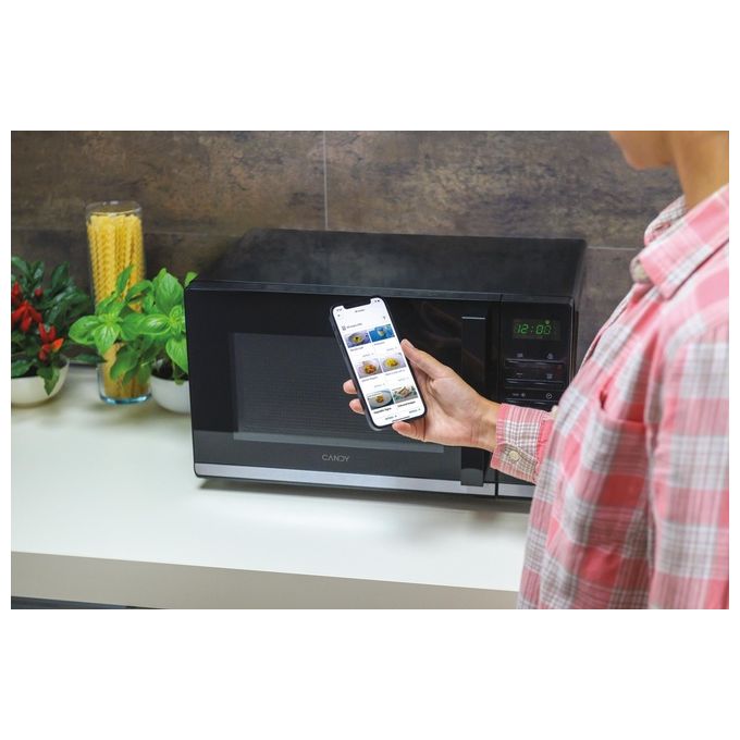 Candy CMGA23TNDB New Timeless Forno a Microonde con Grill Capacita'23 Litri Potenza 900W Elettronico Nero