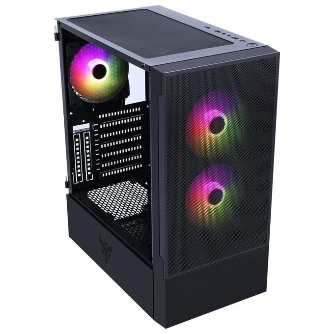 Itek SIISBE 3.0 Gaming Midi Tower Nero 3x12cm ARGB fan USB3