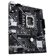 ASUS PRIME H610M-E D4-CSM Scheda Madre mATX, Intel H610, LGA1700, DDR4, PCI 4.0, Realtek 1Gb Ethernet, Realtek 7.1 Surround, 2xM.2, 4xSATA 6GB-s, USB 3.2 Gen 1, Armoury Crate, Nero