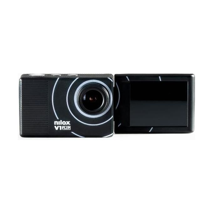 NILOX SPORT - Action Cam 4K V1 FLIP con flip display Body Waterproof, Touch Screen e Remote control