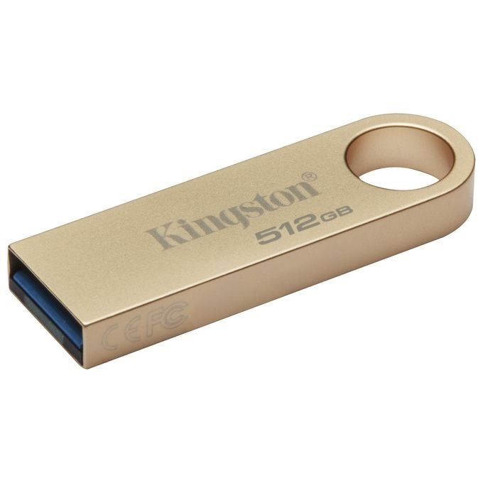 Kingston Technology DataTraveler 512Gb 220MB-s Drive USB 3.2 Gen 1 in Metallo SE9 G3