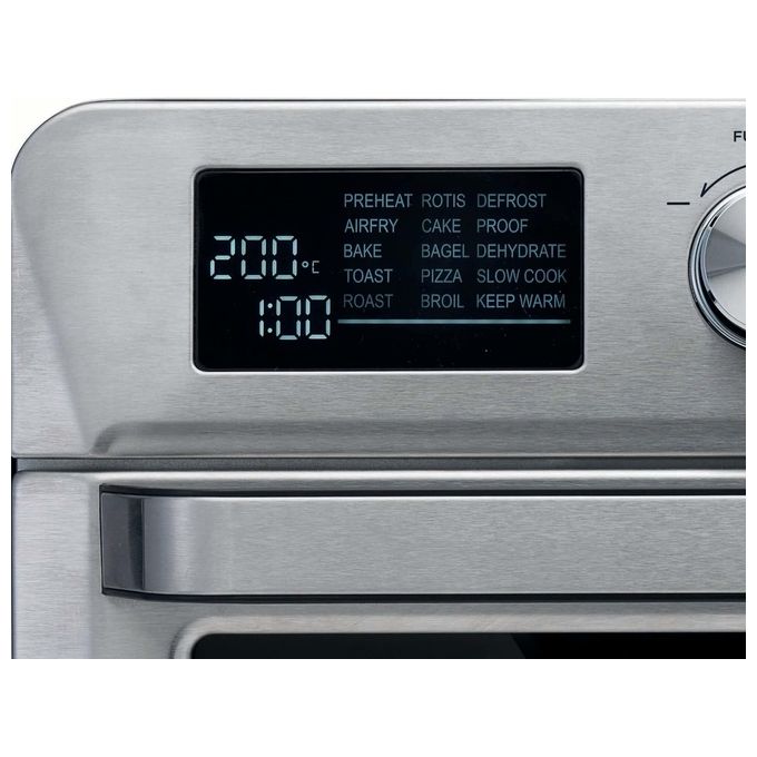 Ariete 4629 Friggitrice ad Aria e Forno 25 Litri 1700W 15 Funzioni di Cottura Silver