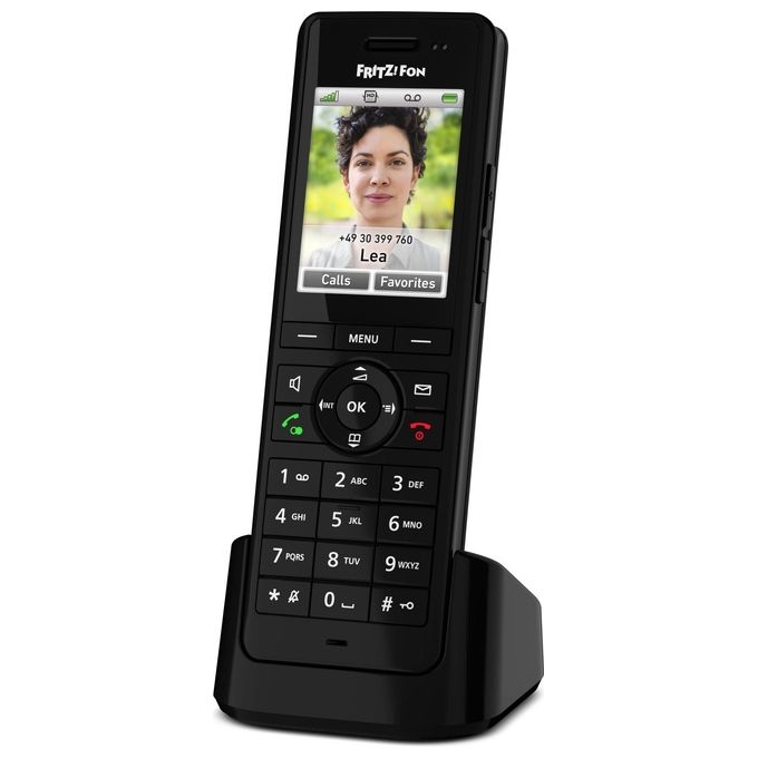 Fritz! Fon X6 INT Telefono Dect Identificatore di Chiamata Nero
