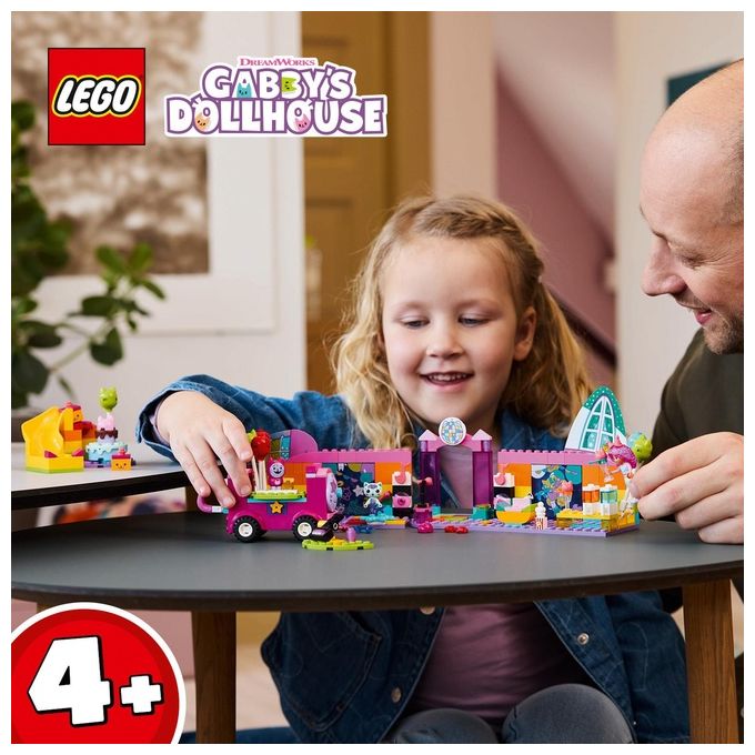 LEGO 10797 La Stanza della Festa di Gabby Set di Costruzione con 4 Personaggi e 252 Pezzi colore Multicolore
