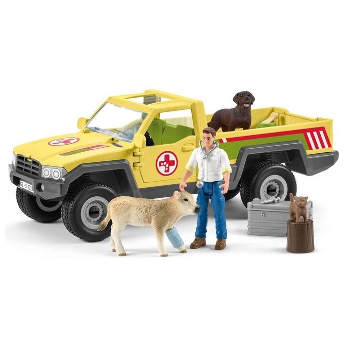 Schleich Farm World Pick up del Veterinario