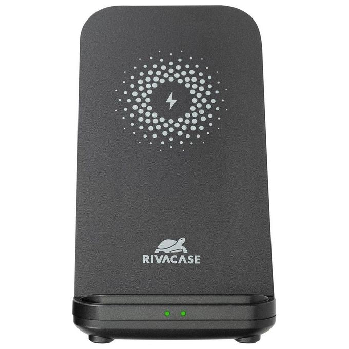 Rivacase VA4916 WH3 Caricatore Wireless 3 in 1 Ricarica 3 Dispositivi Contemporaneamente Certificato Qi 15W Nero