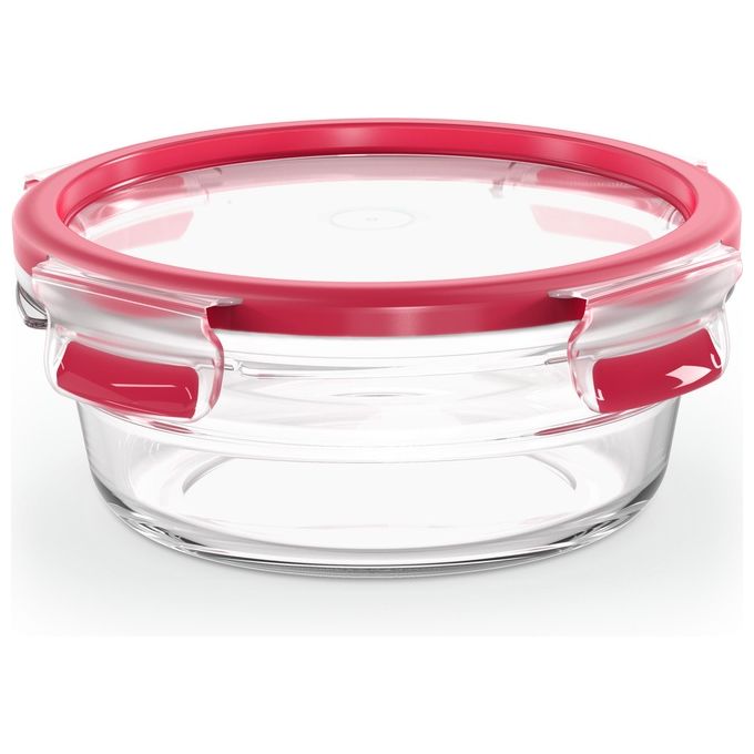 Emsa Clip e Close N1040300 Recipiente per Cibo Rotondo Scatola 0.6 Litri Trasparente 1 Pezzo