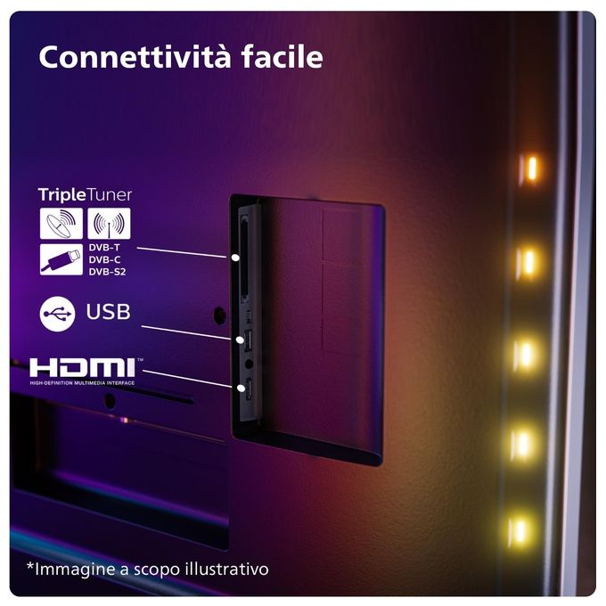 Philips 65PUS8009 65'' 4K Ultra HD Smart TV Wi-Fi Nero