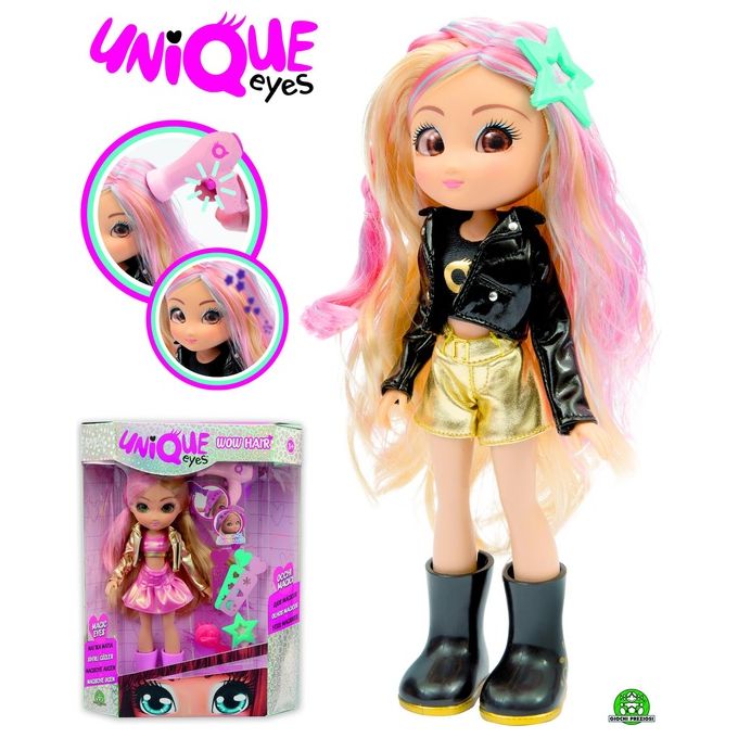 Giochi Preziosi Bambola Unique Eyes Wow Hair