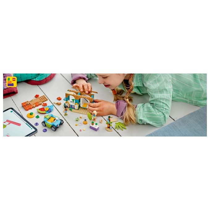 LEGO Friends Bancarella dei Frullati sulla Spiaggia Giochi Educativi per Bambine e Bambini da 6 Anni con 2 Mini Bamboline una Tartaruga un Buggy da Costruire e Cibo Giocattolo Idea Regalo 42625