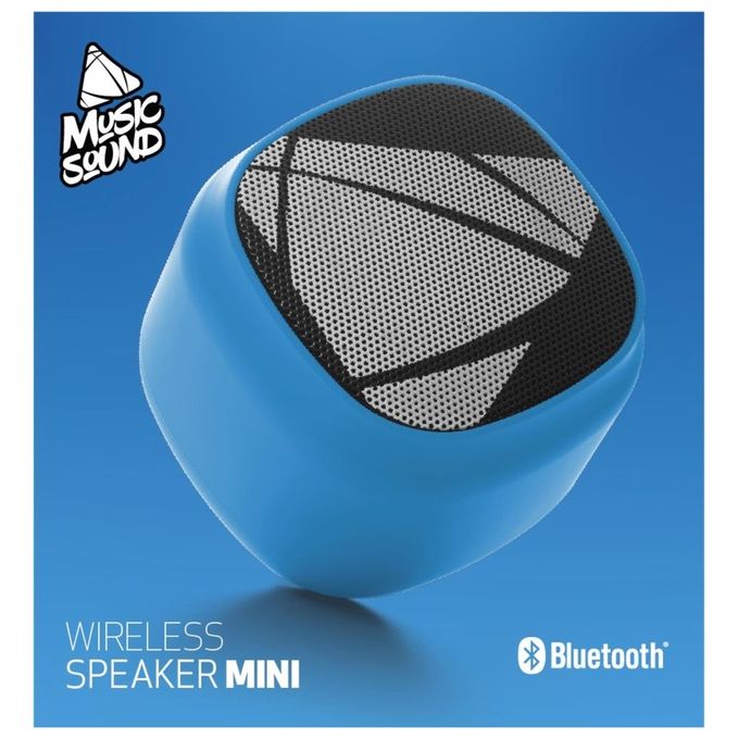 Music Sound Speaker Bluetooth Mini Tascabile 3W Blu