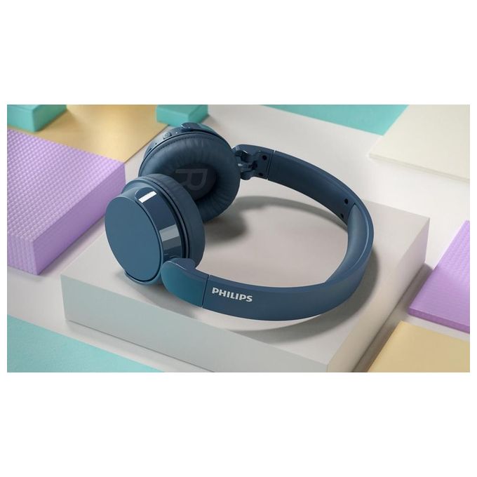 Philips Cuffia On-ear Wireless Bass blue