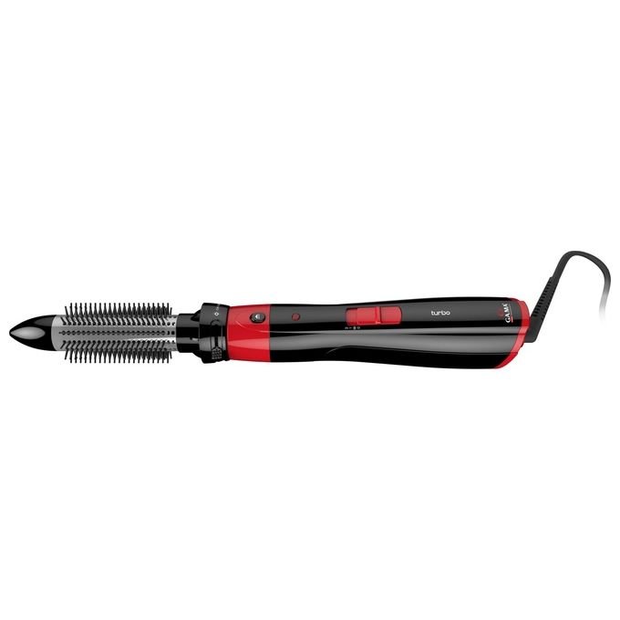 GA.MA GH0101 Multistyler Turbo Potenza 1200W 3 Spazzole Nero-Rosso